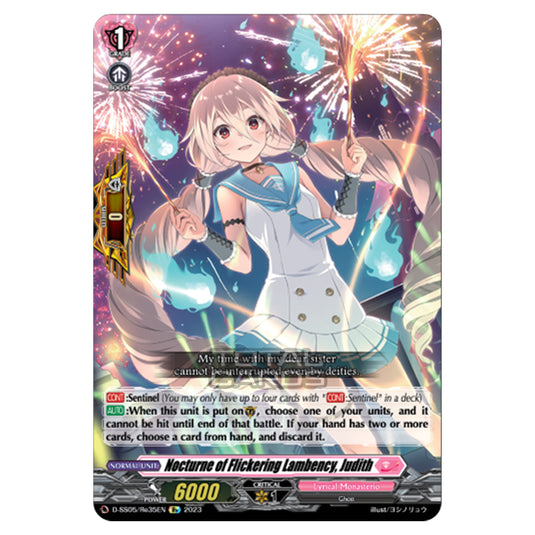 Cardfight!! Vanguard - Festival Booster 2023 - Nocturne of Flickering Lambency, Judith (Re) D-SS05/Re35EN