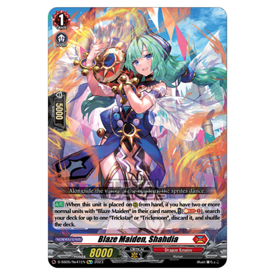 Cardfight!! Vanguard - Festival Booster 2023 - Blaze Maiden, Shahdia (Re+) D-SS05/Re41EN