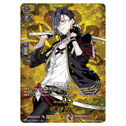 Cardfight!! Vanguard - Touken Ranbu -Online- 2021 - Akashi Kuniyuki (TRR) D-TB01/TRR020