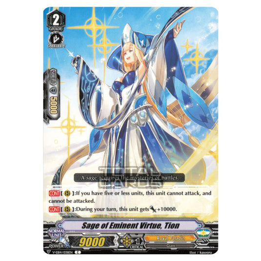 Cardfight!! Vanguard - The Next Stage - Sage of Eminent Virtue, Tion (C) V-EB14/038