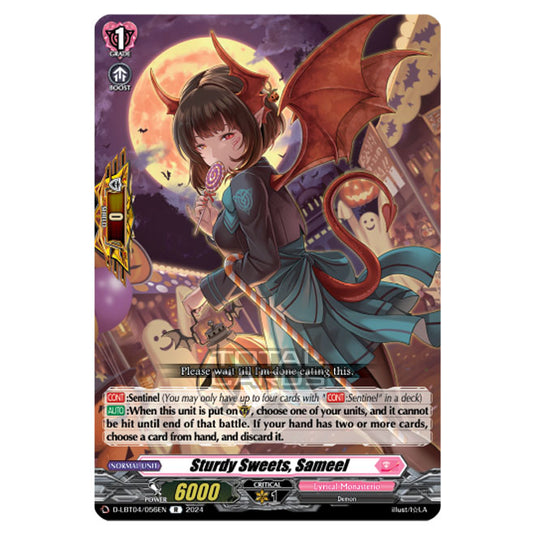 Cardfight!! Vanguard - D-LBT04 - Lyrical Monasterio ~Trick or Trick!~ - Sturdy Sweets, Sameel (R) D-LBT04/056EN