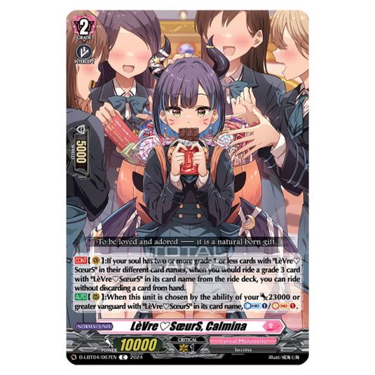 Cardfight!! Vanguard - D-LBT04 - Lyrical Monasterio ~Trick or Trick!~ - LeVreSoeurS, Calmina (C) D-LBT04/067EN