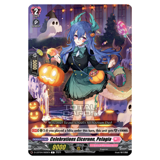 Cardfight!! Vanguard - D-LBT04 - Lyrical Monasterio ~Trick or Trick!~ - Celebrations Cicerone, Pelagia (C) D-LBT04/069EN
