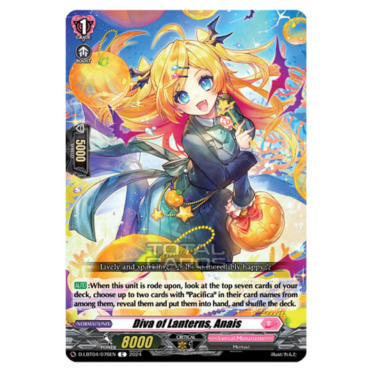 Cardfight!! Vanguard - D-LBT04 - Lyrical Monasterio ~Trick or Trick!~ - Diva of Lanterns, Anais (C) D-LBT04/076EN