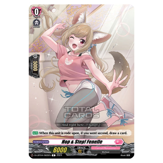 Cardfight!! Vanguard - D-LBT04 - Lyrical Monasterio ~Trick or Trick!~ - Hop & Step! Fenelle (C) D-LBT04/083EN