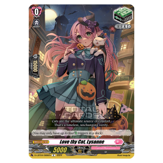 Cardfight!! Vanguard - D-LBT04 - Lyrical Monasterio ~Trick or Trick!~ - Love thy Cat, Lysanne (C) D-LBT04/089EN