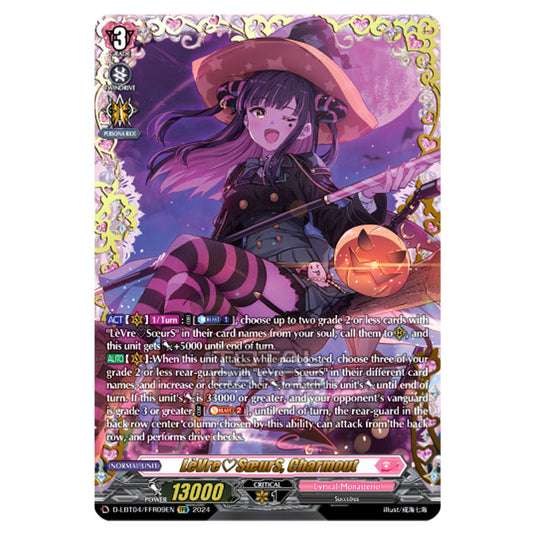 Cardfight!! Vanguard - D-LBT04 - Lyrical Monasterio ~Trick or Trick!~ - LeVreSoeurS, Charmout (FFR) D-LBT04/FFR09EN