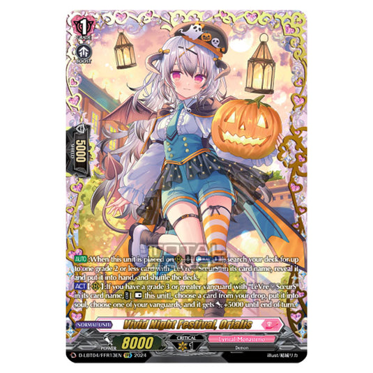 Cardfight!! Vanguard - D-LBT04 - Lyrical Monasterio ~Trick or Trick!~ - Vivid Night Festival, Orialis (FFR) D-LBT04/FFR13EN