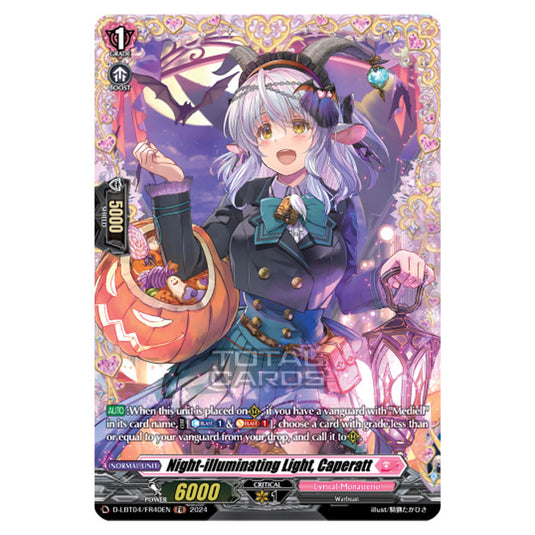 Cardfight!! Vanguard - D-LBT04 - Lyrical Monasterio ~Trick or Trick!~ - Night-illuminating Light, Caperatt (FR) D-LBT04/FR40EN
