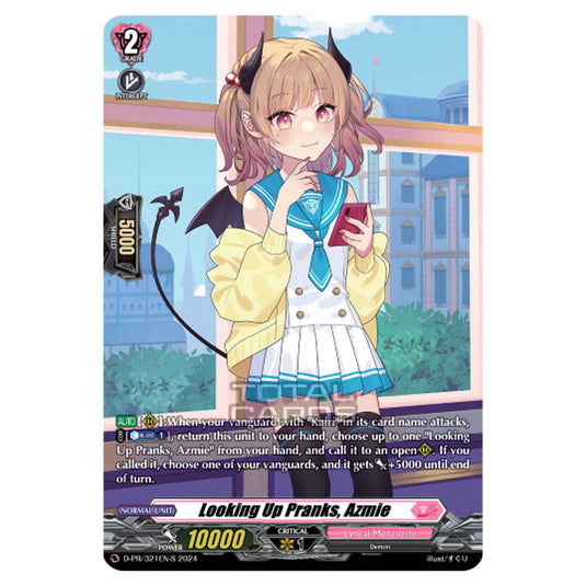 Cardfight!! Vanguard - D-LBT04 - Lyrical Monasterio ~Trick or Trick!~ - Looking Up Pranks, Azmie (PR) D-PR/321EN-S