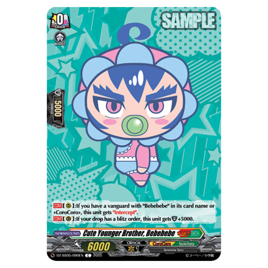 Cute Younger Brother, Bebebebe DZ-SS05/090EN card from the Cardfight!! Vanguard set CoroCoro Start Deck Pack