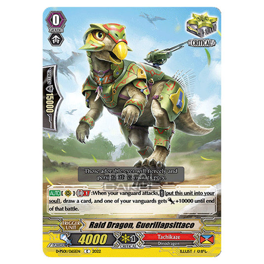 Cardfight!! Vanguard - P Clan Collection 2022 - Raid Dragon, Guerillapsittaco (C) D-PS01/065