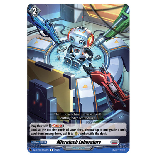 Microtech Laboratory DZ-BT09/055EN card from the Cardfight!! Vanguard set Super Brave Detonation
