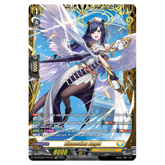 Dissection Angel DZ-BT09/FFR14EN card from the Cardfight!! Vanguard set Super Brave Detonation