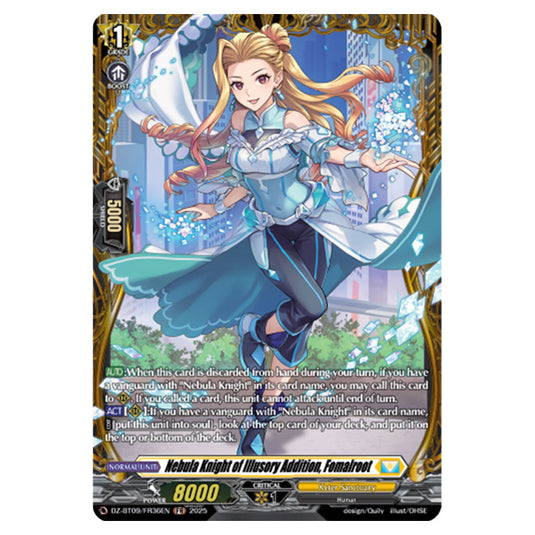 Nebula Knight of Illusory Addition, Fomalroot DZ-BT09/FR36EN card from the Cardfight!! Vanguard set Super Brave Detonation