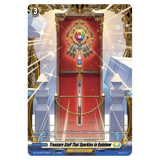 Treasure Staff That Sparkles in Rainbow DZ-BT09/FR38EN card from the Cardfight!! Vanguard set Super Brave Detonation
