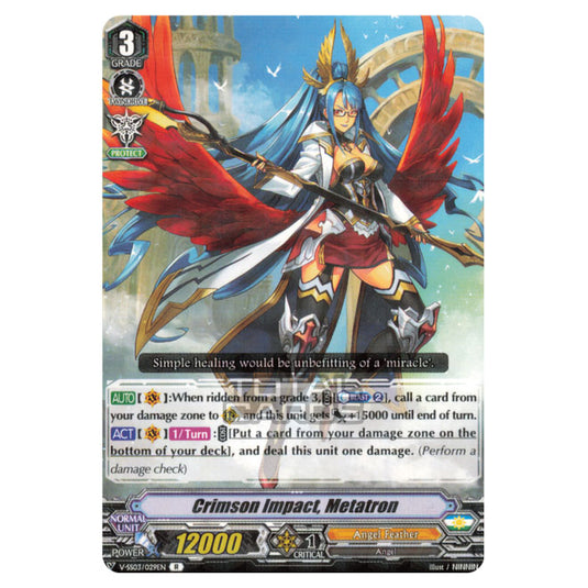 Cardfight!! Vanguard - Festival Collection - Special Series 3 - Crimson Impact, Metatron (R) V-SS03/029