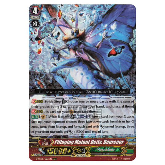 Cardfight!! Vanguard - Premium Collection 2020 - Pillaging Mutant Deity, Deprenor (RRR) V-SS05/023