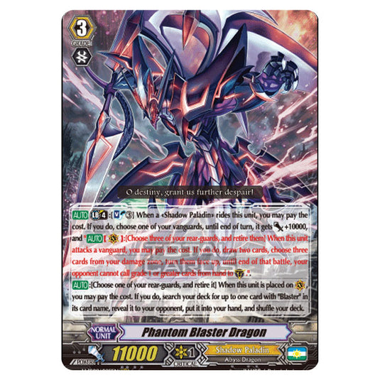 Cardfight!! Vanguard - V-SS09 - Revival Selection - Phantom Blaster Dragon (RRR) V-SS09/025EN