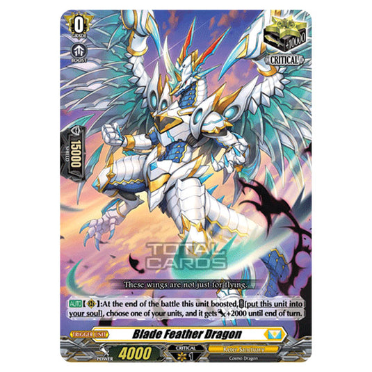 Cardfight!! Vanguard - BT-03 Advance of Intertwined Stars - Blade Feather Dragon (R) D-BT03/047