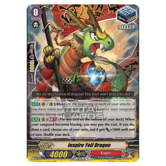 Cardfight!! Vanguard - V-SS09 - Revival Selection - Inspire Yell Dragon (RRR) V-SS09/049EN