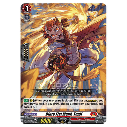 Cardfight!! Vanguard - BT-03 Advance of Intertwined Stars - Blaze Fist Monk, Tenji (C) D-BT03/063