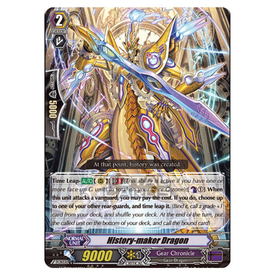 Cardfight!! Vanguard - V-SS09 - Revival Selection - History-maker Dragon (RRR) V-SS09/124EN