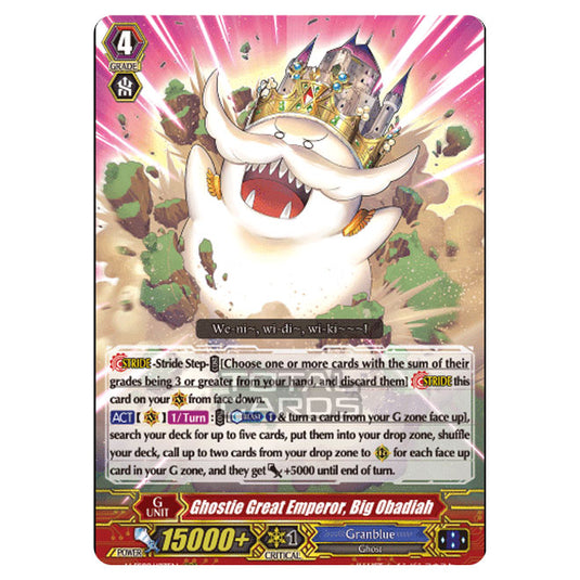 Cardfight!! Vanguard - V-SS09 - Revival Selection - Ghostie Great Emperor, Big Obadiah (RRR) V-SS09/127EN