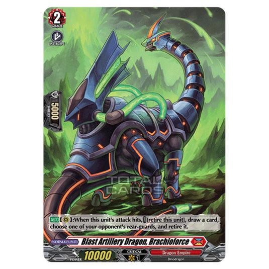 Cardfight!! Vanguard - BT-03 Advance of Intertwined Stars - Blast Artillery Dragon, Brachioforce (H) D-BT03/H07