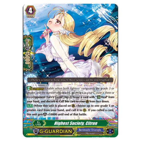 Cardfight!! Vanguard - V-SS09 - Revival Selection - Highest Society, Citron (RRR) V-SS09/137EN