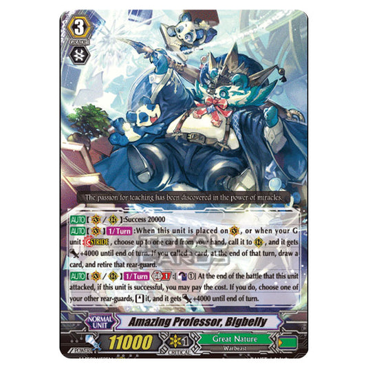 Cardfight!! Vanguard - V-SS09 - Revival Selection - Amazing Professor, Bigbelly (RRR) V-SS09/158EN