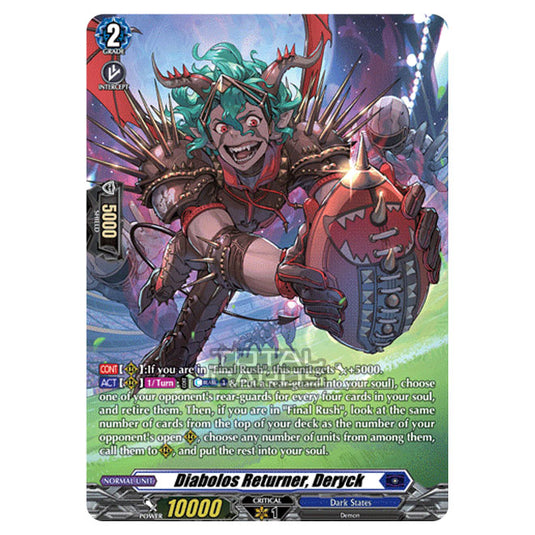 Cardfight!! Vanguard - BT-03 Advance of Intertwined Stars - Diabolos Returner, Deryck (SP) D-BT03/SP04