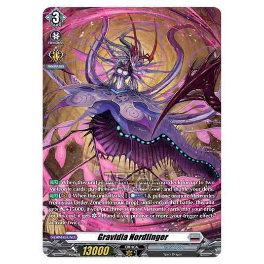 Cardfight!! Vanguard - BT-03 Advance of Intertwined Stars - Gravidia Nordlinger (SP) D-BT03/SP05