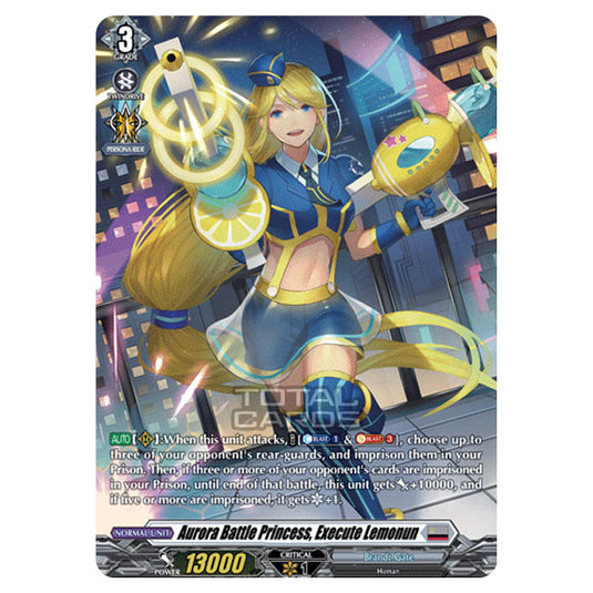 Cardfight!! Vanguard - BT-03 Advance of Intertwined Stars - Aurora Battle Princess, Execute Lemonun (SP) D-BT03/SP17