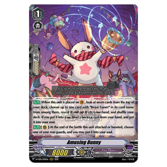 Cardfight!! Vanguard - D-VS01 - Clan Collection Vol.1 - Amusing Bunny (RRR) D-VS01/059
