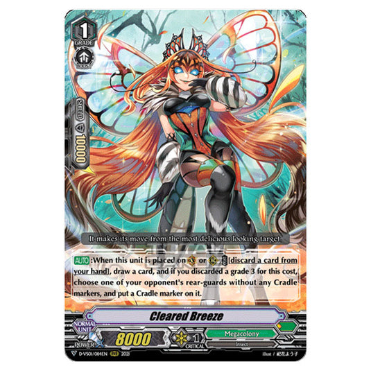Cardfight!! Vanguard - D-VS01 - Clan Collection Vol.1 - Cleared Breeze (RRR) D-VS01/084