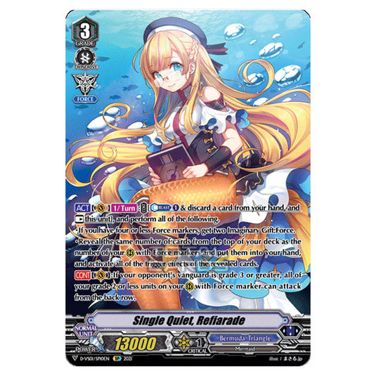 Cardfight!! Vanguard - D-VS01 - Clan Collection Vol.1 - Single Quiet, Refiarade (SP) D-VS01/SP10