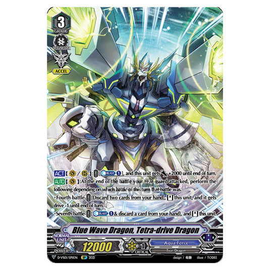 Cardfight!! Vanguard - D-VS01 - Clan Collection Vol.1 - Blue Wave Dragon, Tetra-drive Dragon (SP) D-VS01/SP11