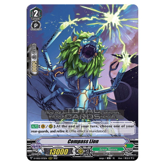 Cardfight!! Vanguard - D-VS02 - Clan Collection Vol.2 - Compass Lion (RRR) D-VS02/072