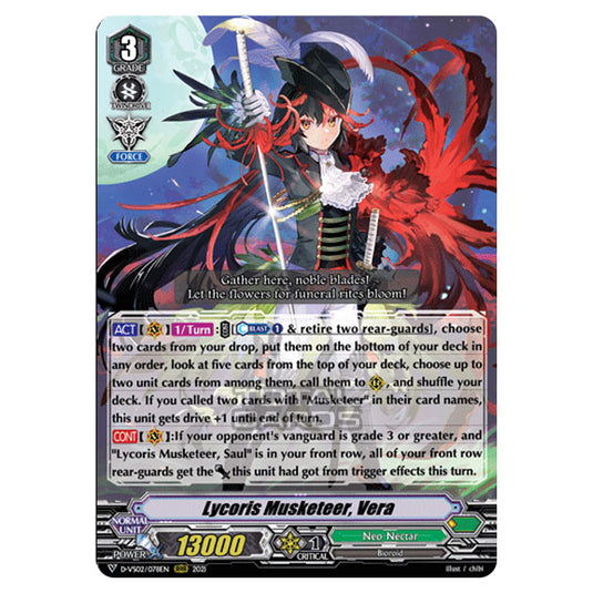 Cardfight!! Vanguard - D-VS02 - Clan Collection Vol.2 - Lycoris Musketeer, Vera (RRR) D-VS02/078