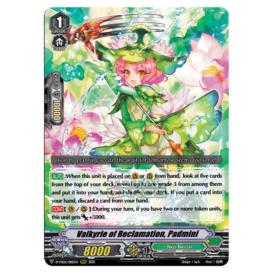 Cardfight!! Vanguard - D-VS02 - Clan Collection Vol.2 - Valkyrie of Reclamation, Padmini (RRR) D-VS02/082