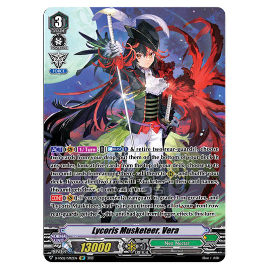 Cardfight!! Vanguard - D-VS02 - Clan Collection Vol.2 - Lycoris Musketeer, Vera (SP) D-VS02/SP12EN