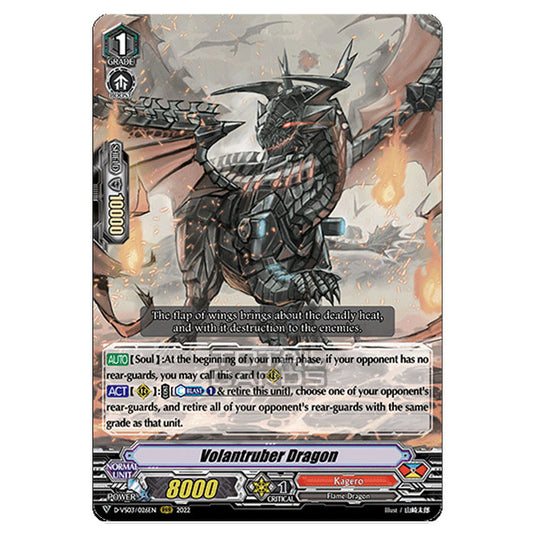 Cardfight!! Vanguard - D-VS03 - Clan Collection Vol.3 - Volantruber Dragon (RRR) D-VS03/026