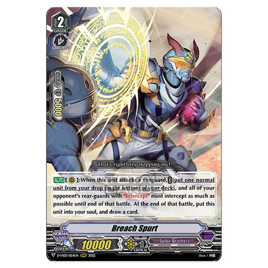 Cardfight!! Vanguard - D-VS03 - Clan Collection Vol.3 - Breach Spurt (RRR) D-VS03/054