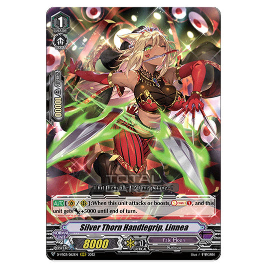 Cardfight!! Vanguard - D-VS03 - Clan Collection Vol.3 - Silver Thorn Handlegrip, Linnea (RRR) D-VS03/062