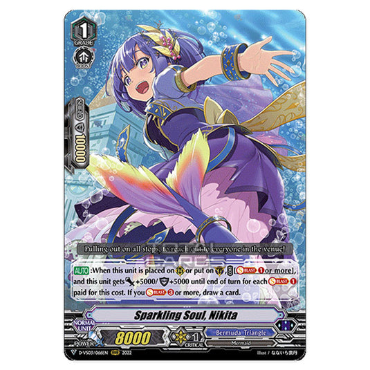 Cardfight!! Vanguard - D-VS03 - Clan Collection Vol.3 - Sparkling Soul, Nikita (RRR) D-VS03/066