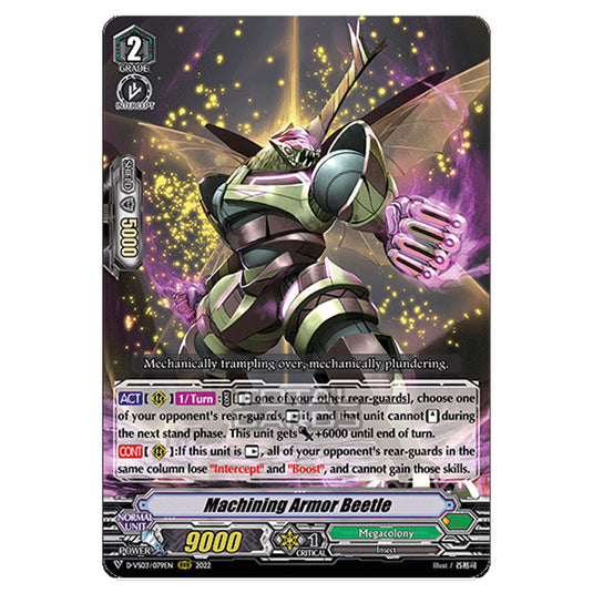 Cardfight!! Vanguard - D-VS03 - Clan Collection Vol.3 - Machining Armor Beetle (RRR) D-VS03/079