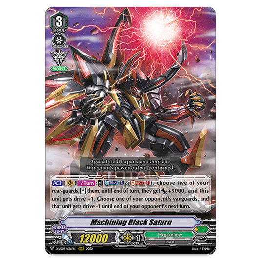 Cardfight!! Vanguard - D-VS03 - Clan Collection Vol.3 - Machining Black Saturn (RRR) D-VS03/081