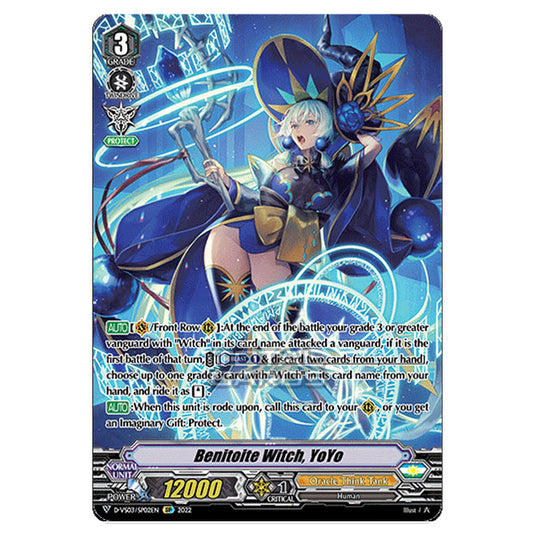 Cardfight!! Vanguard - D-VS03 - Clan Collection Vol.3 - Benitoite Witch, YoYo (SP) D-VS03/SP02EN