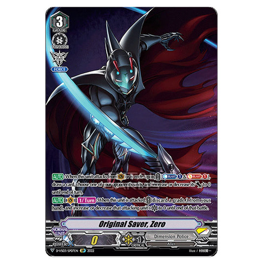 Cardfight!! Vanguard - D-VS03 - Clan Collection Vol.3 - Original Saver, Zero (SP) D-VS03/SP07EN